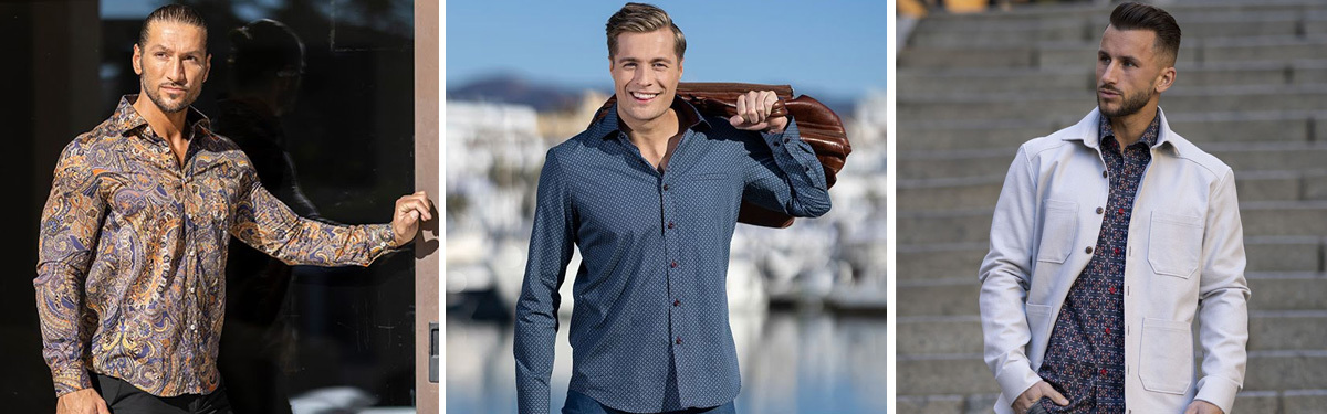 6 MNSTRADE SKJORTOR - 6 STILAR