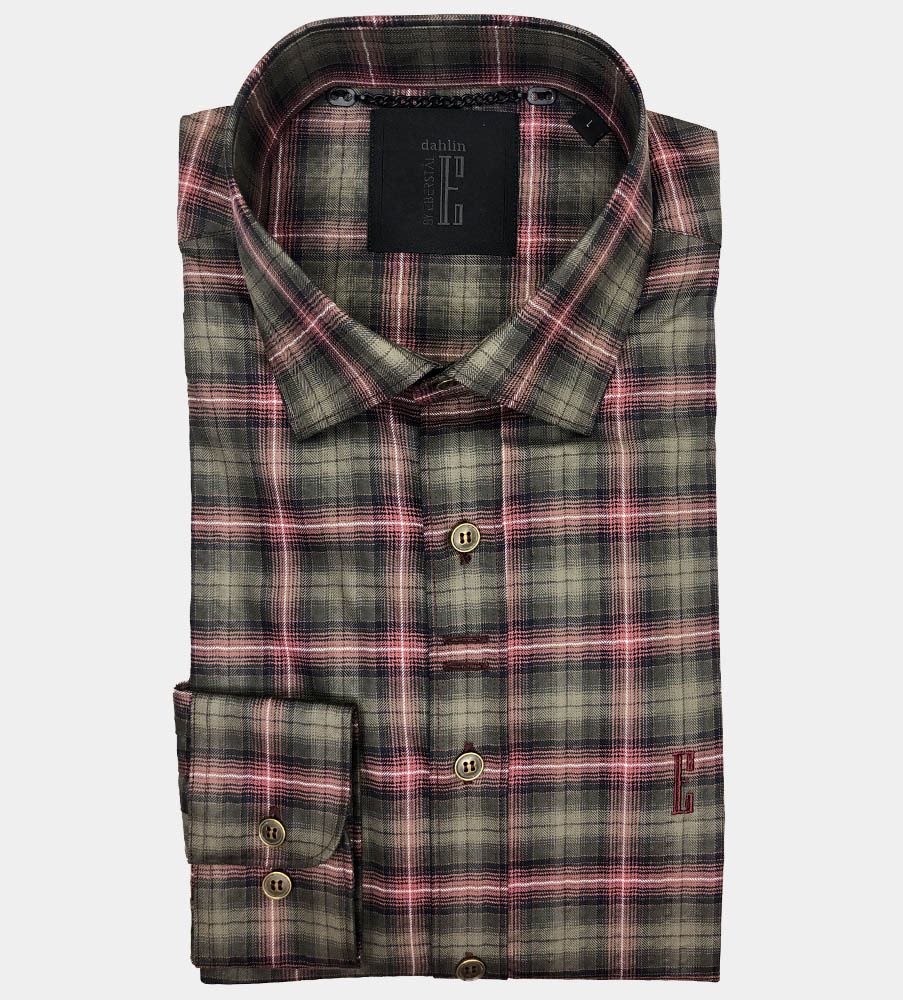 Mönstrad rutig skjorta Mönstrad rutig skjorta