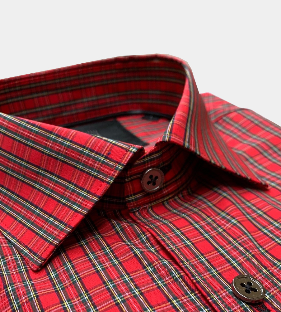 Mönstrad skjorta julskjorta Mönstrad skjorta julskjorta