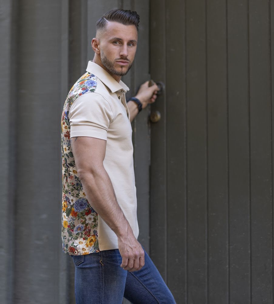 Beige pikétröja Beige pikétröja