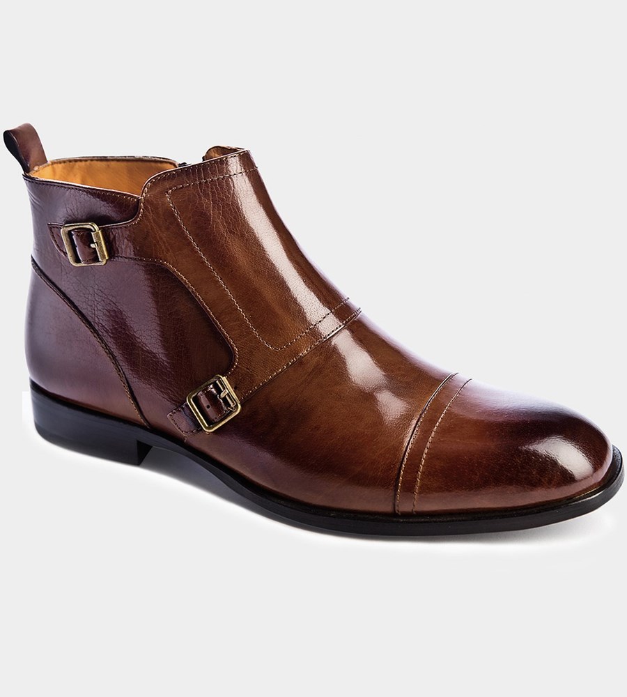 Boots med munkspänne