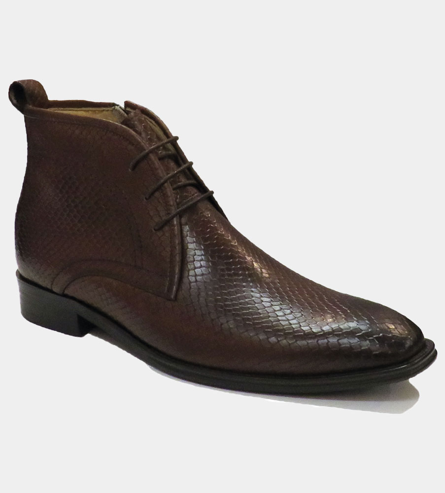 Snörboots med dragkedja