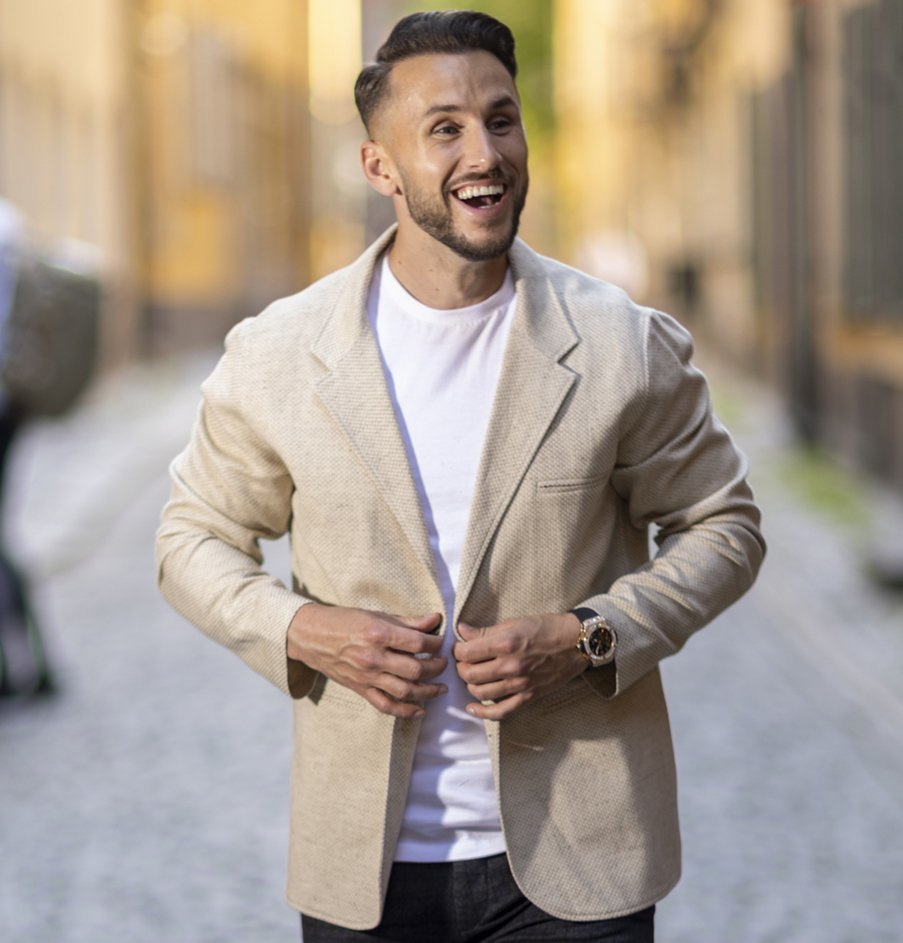 Beige linnekavaj Beige linnekavaj