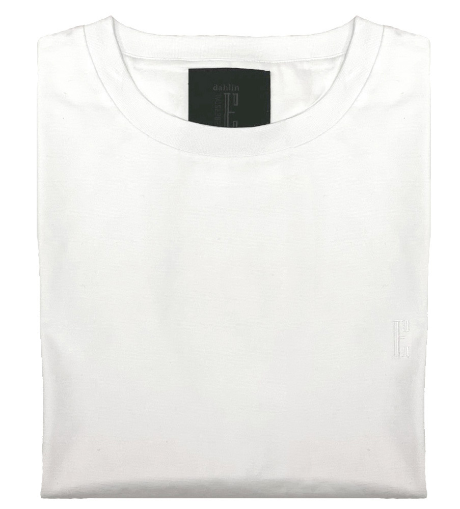 Vit t-shirt med rund hals Vit t-shirt med rund hals